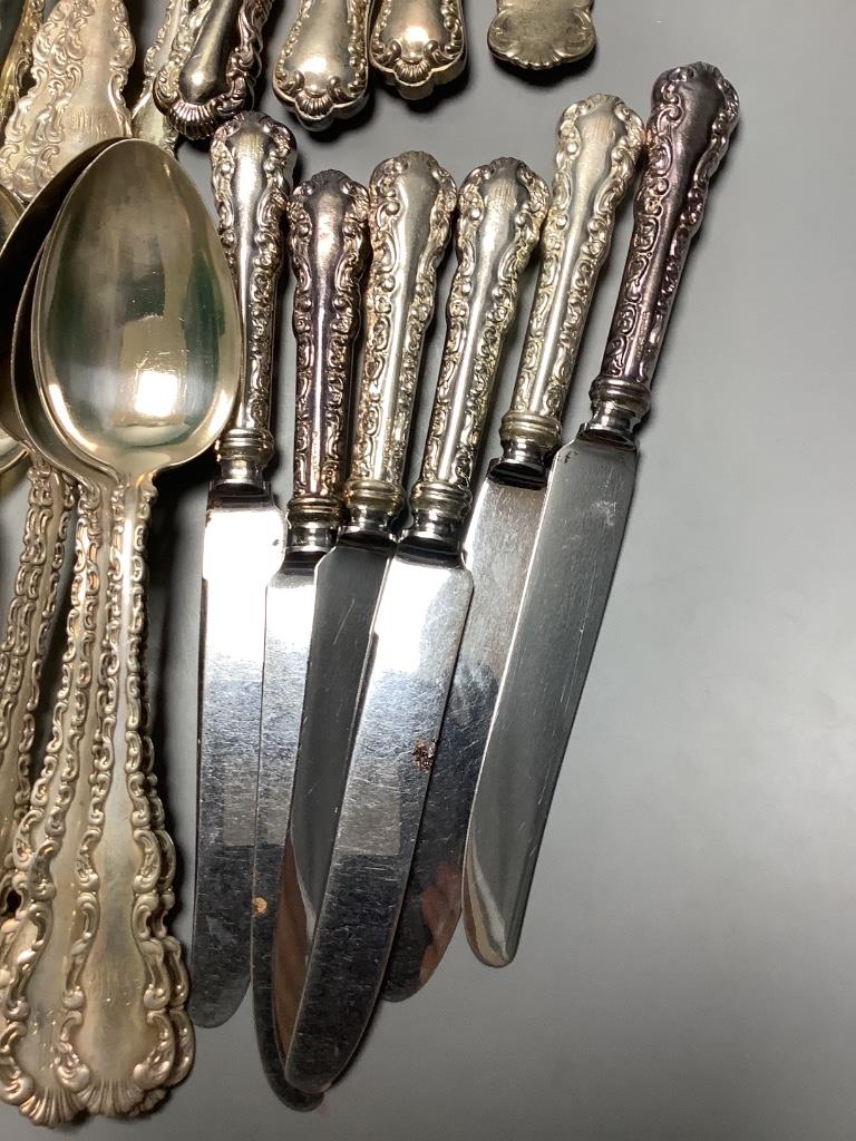 A matched part canteen of Canadian sterling cutlery, comprising one hundred and twenty items